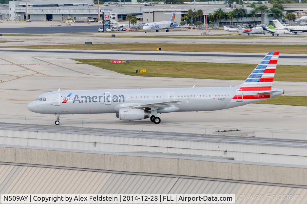 N509AY, 2009 Airbus A321-231 C/N 3796, Ft. Lauderdale