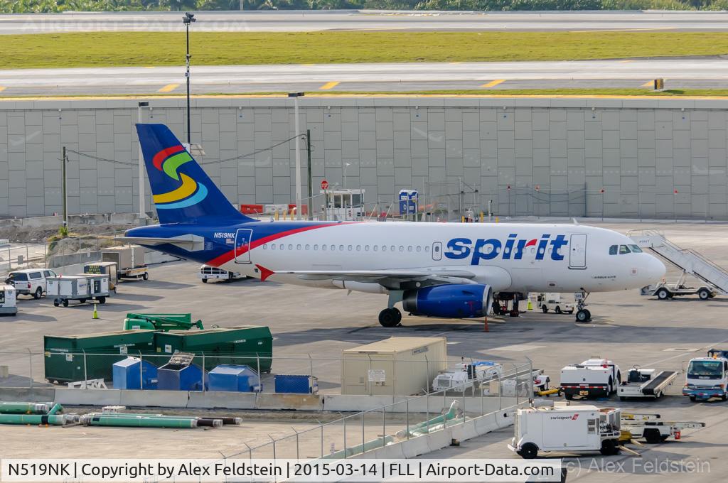 N519NK, 2006 Airbus A319-132 C/N 2723, Ft. Lauderdale