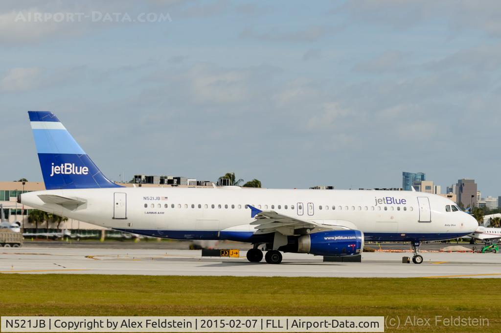 N521JB, 2001 Airbus A320-232 C/N 1452, Ft. Lauderdale
