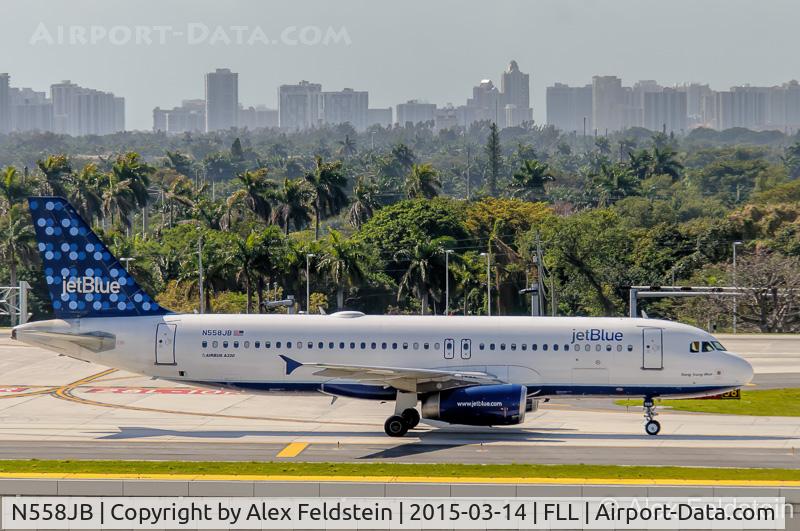 N558JB, 2003 Airbus A320-232 C/N 1915, Ft. Lauderdale