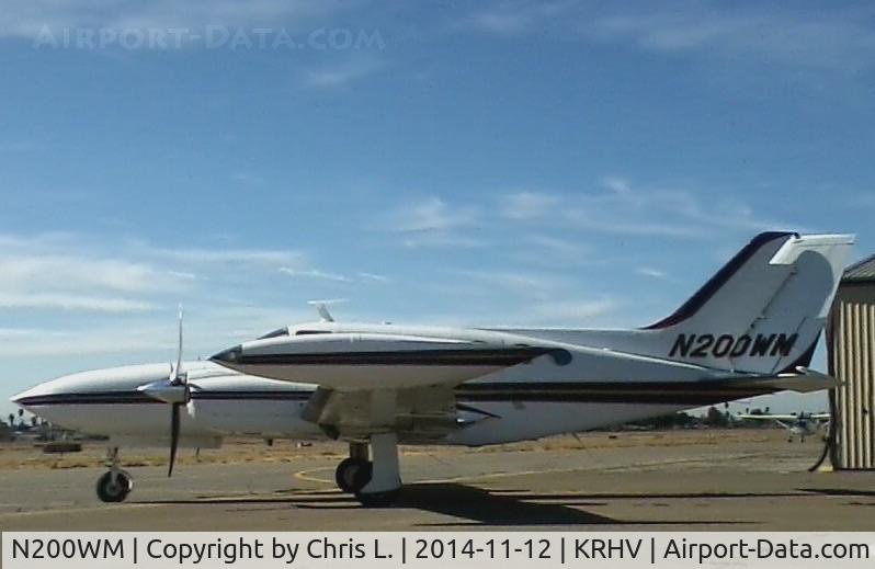 N200WM, 1972 Cessna 421B Golden Eagle C/N 421B0332, A rare but local 1972 Cessna 421B taxing out for departure.