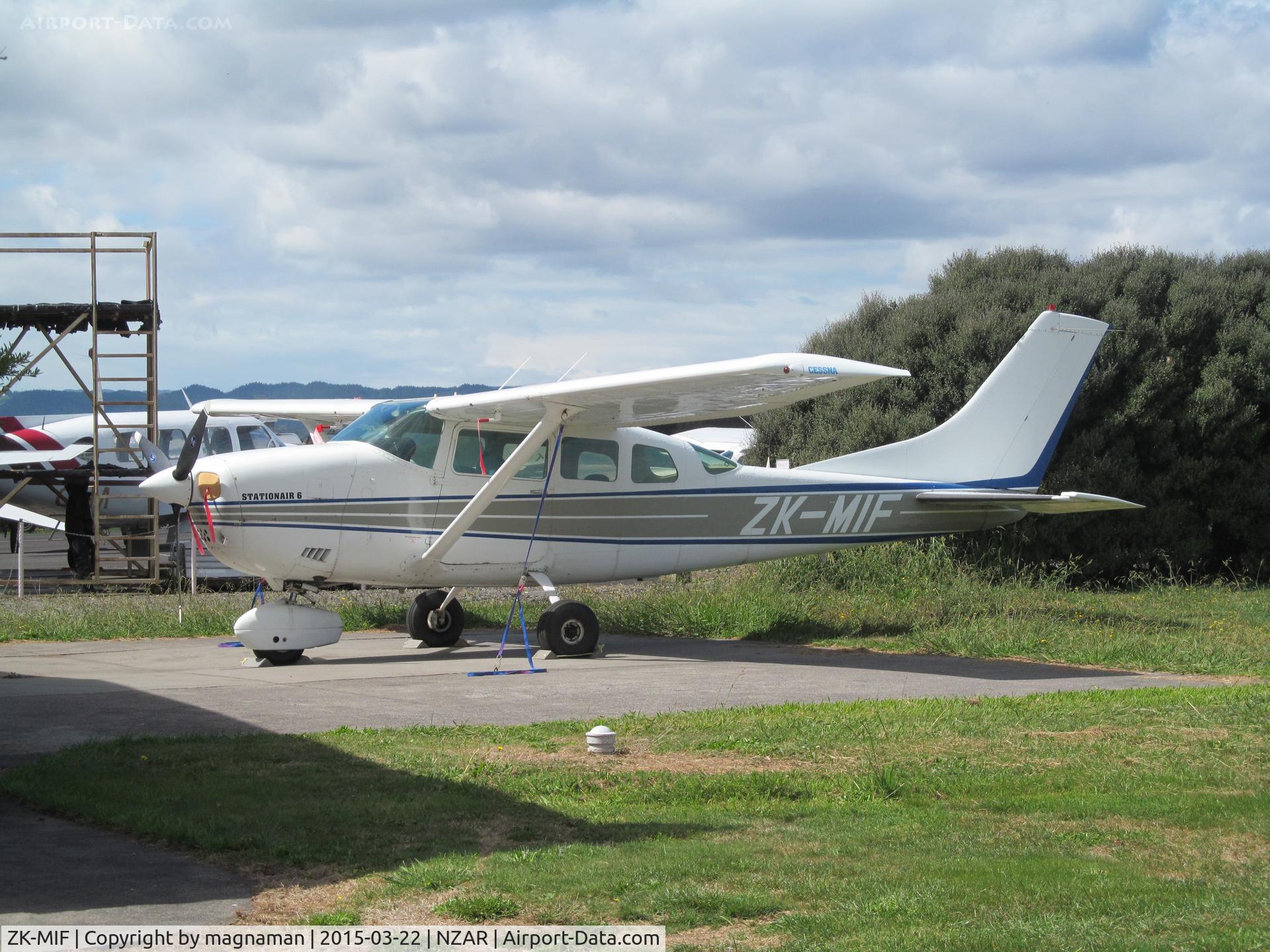 ZK-MIF, Cessna U206G Stationair C/N U20603926, wonder if this will leave now VH-UBV has arrived??