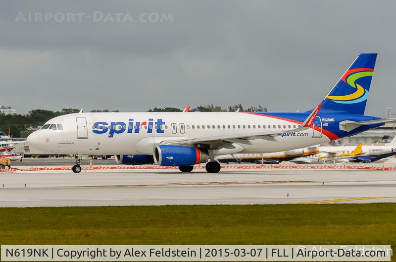 N619NK, 2013 Airbus A320-232 C/N 5517, Ft. Lauderdale