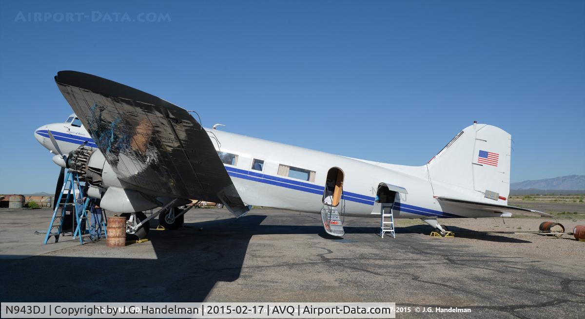 N943DJ, 1942 Douglas DC-53-DO C/N 7313, At Marana Regional Airport.