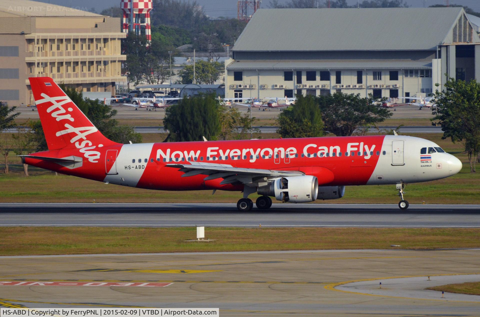 HS-ABD, 2008 Airbus A320-216 C/N 3394, Air Asia A320 touching-down