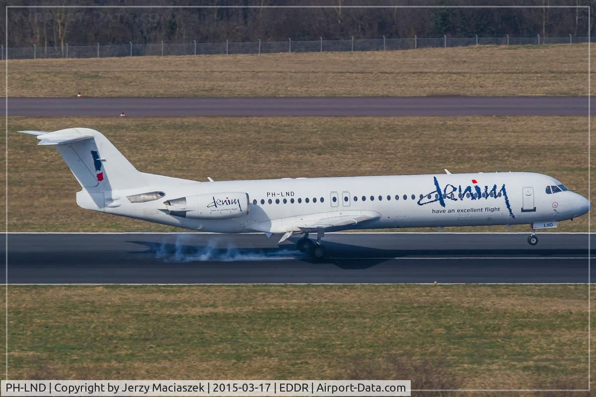 PH-LND, 1990 Fokker 100 (F-28-0100) C/N 11320, Fokker 100