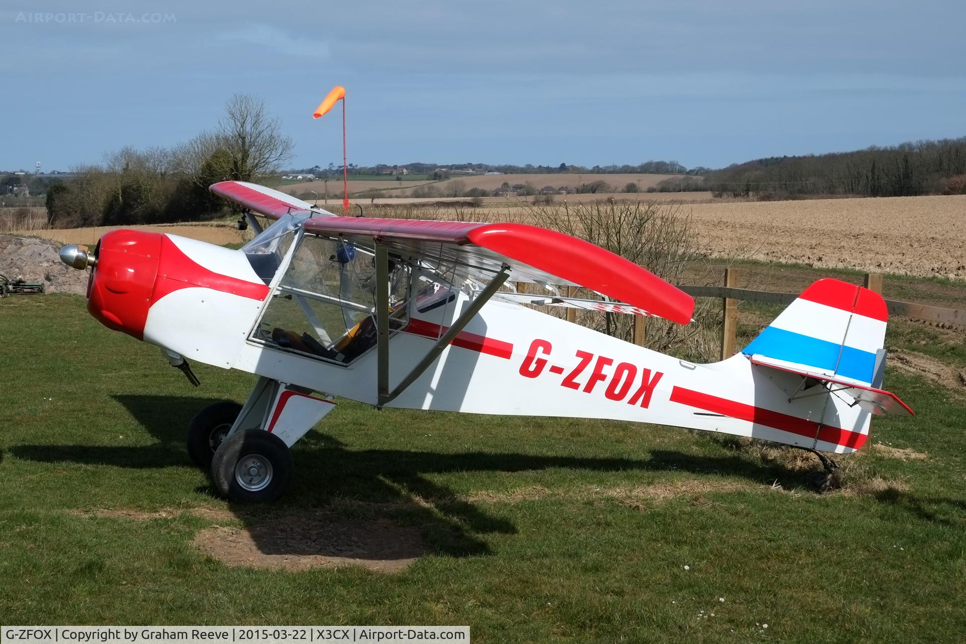 G-ZFOX, 2012 Denney Kitfox MK2 C/N PFA 172-11552, Parked at Northrepps.
