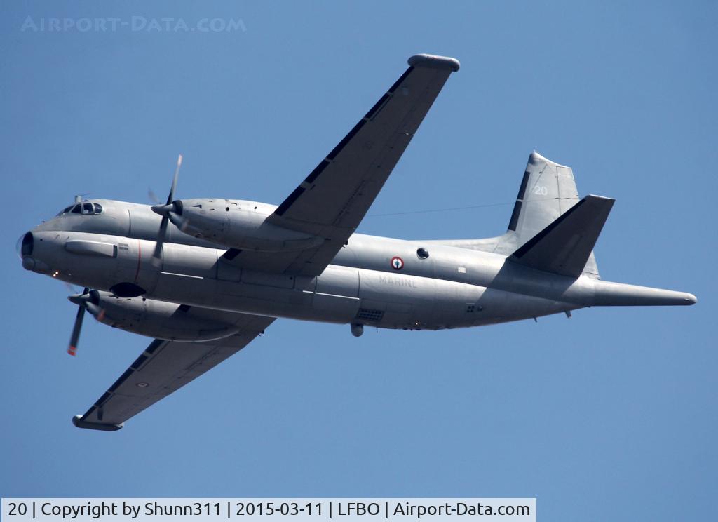 20, Dassault ATL-2 Atlantique 2 C/N 20, Passing above the airport during exercices...