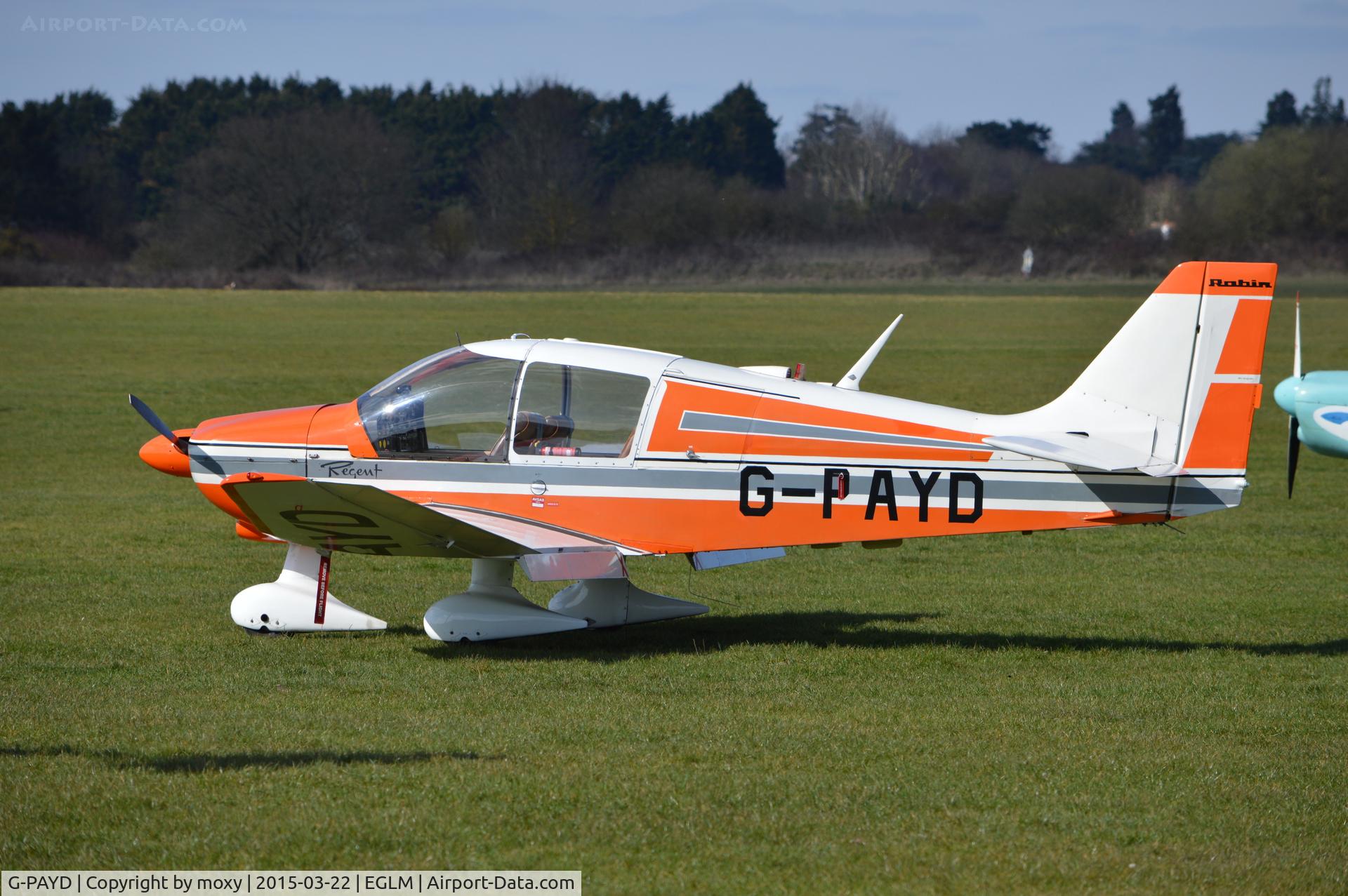 G-PAYD, 1973 Robin DR-400-180 Regent Regent C/N 847, Avions Pierre Robin DR-400-180 Regent at White Waltham. Ex D-EAYD
