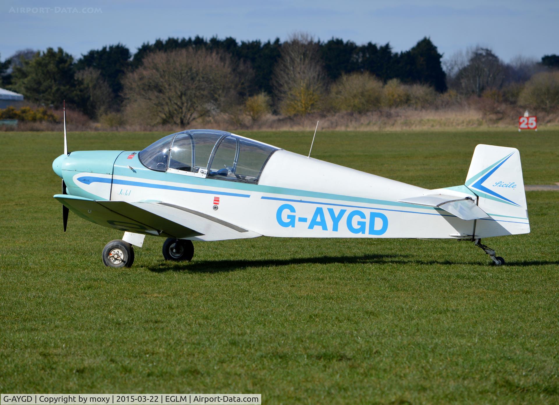 G-AYGD, 1963 CEA Jodel DR1050 Sicile C/N 515, Jodel DR1051 at White Waltham. Ex F-BLRE