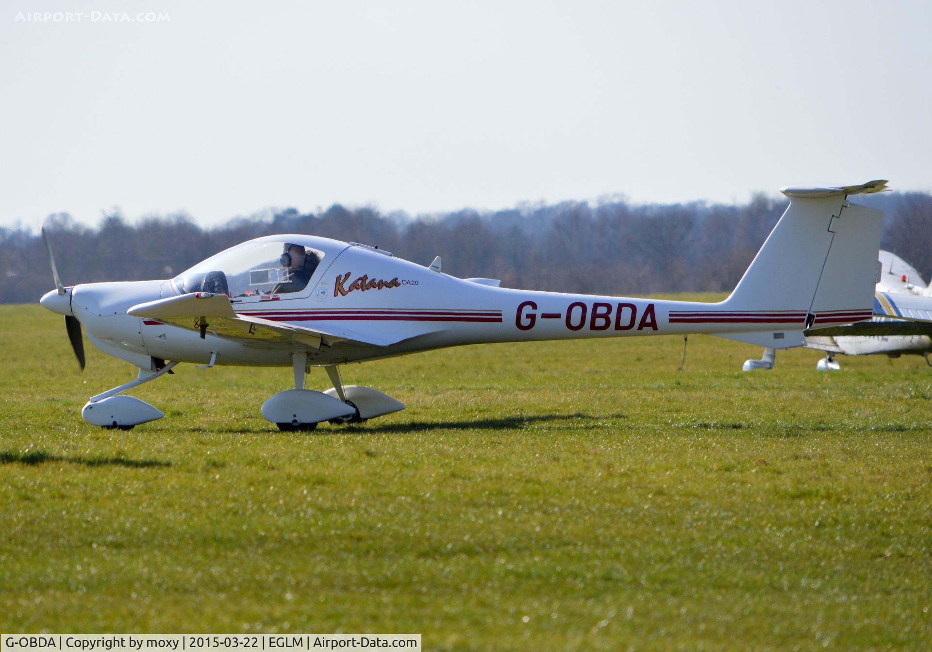 G-OBDA, 1997 Diamond DA-20A-1 Katana C/N 10260, Diamond DA20-A1 Katana at White Waltham.