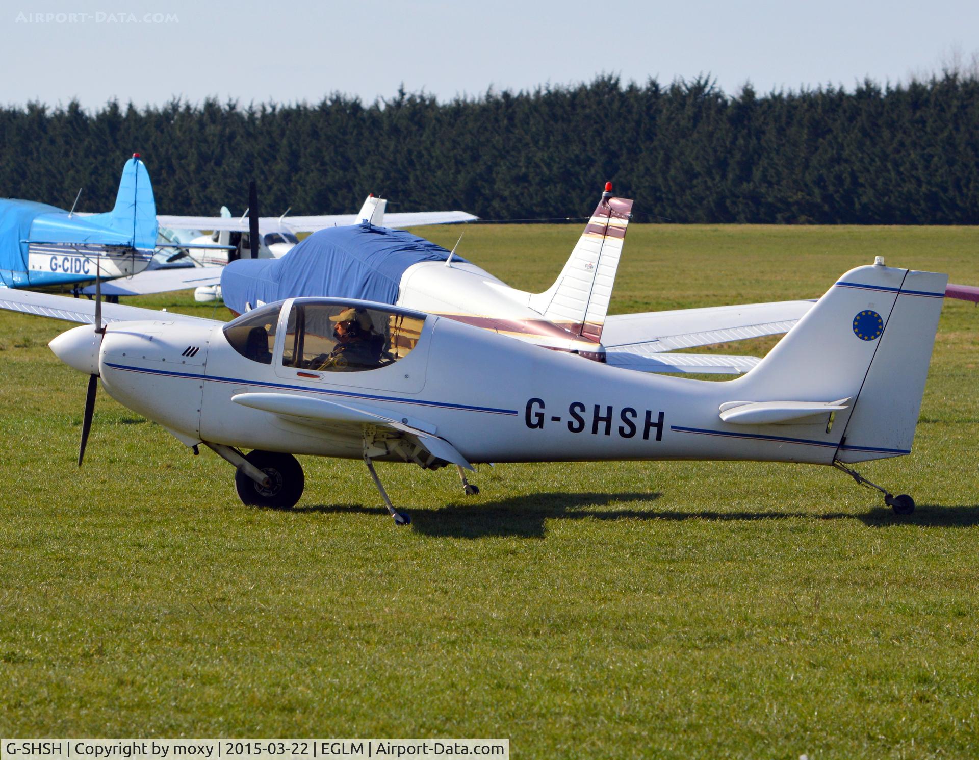 G-SHSH, 2002 Europa Monowheel C/N PFA 247-12722, Europa at White Waltham.