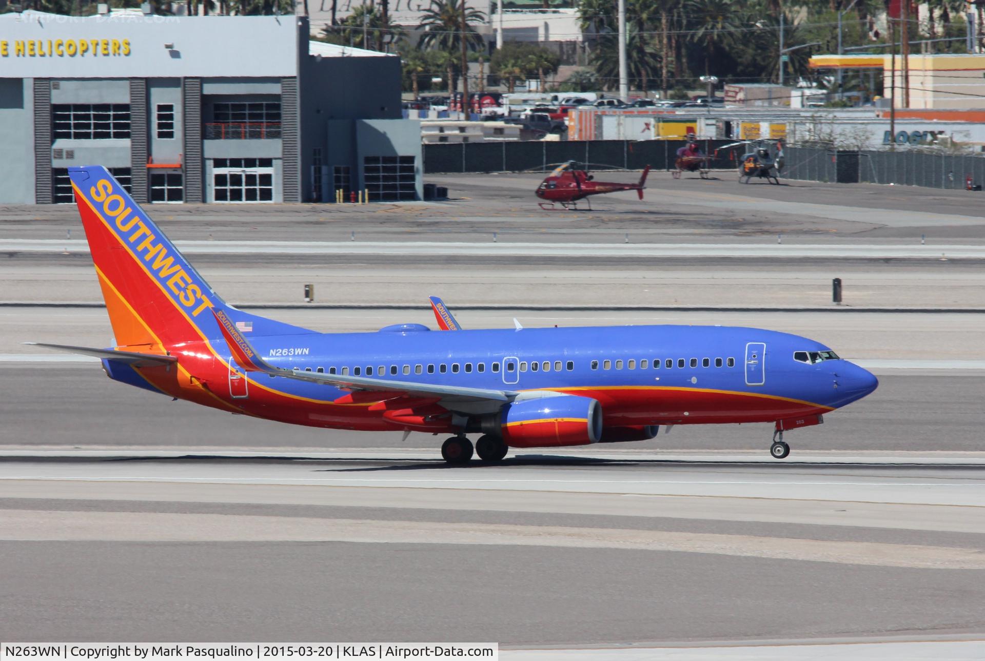 N263WN, 2007 Boeing 737-7H4 C/N 32520, Boeing 737-700
