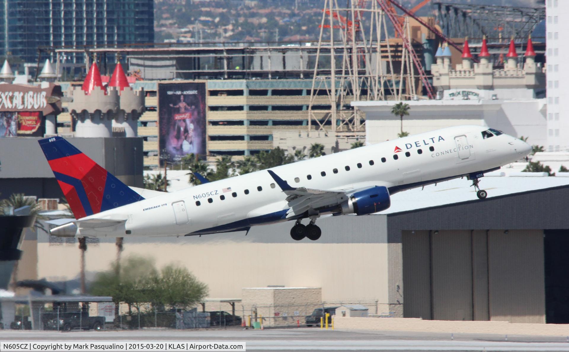 N605CZ, 2007 Embraer 175LR (ERJ-170-200LR) C/N 17000186, ERJ 170-200 LR