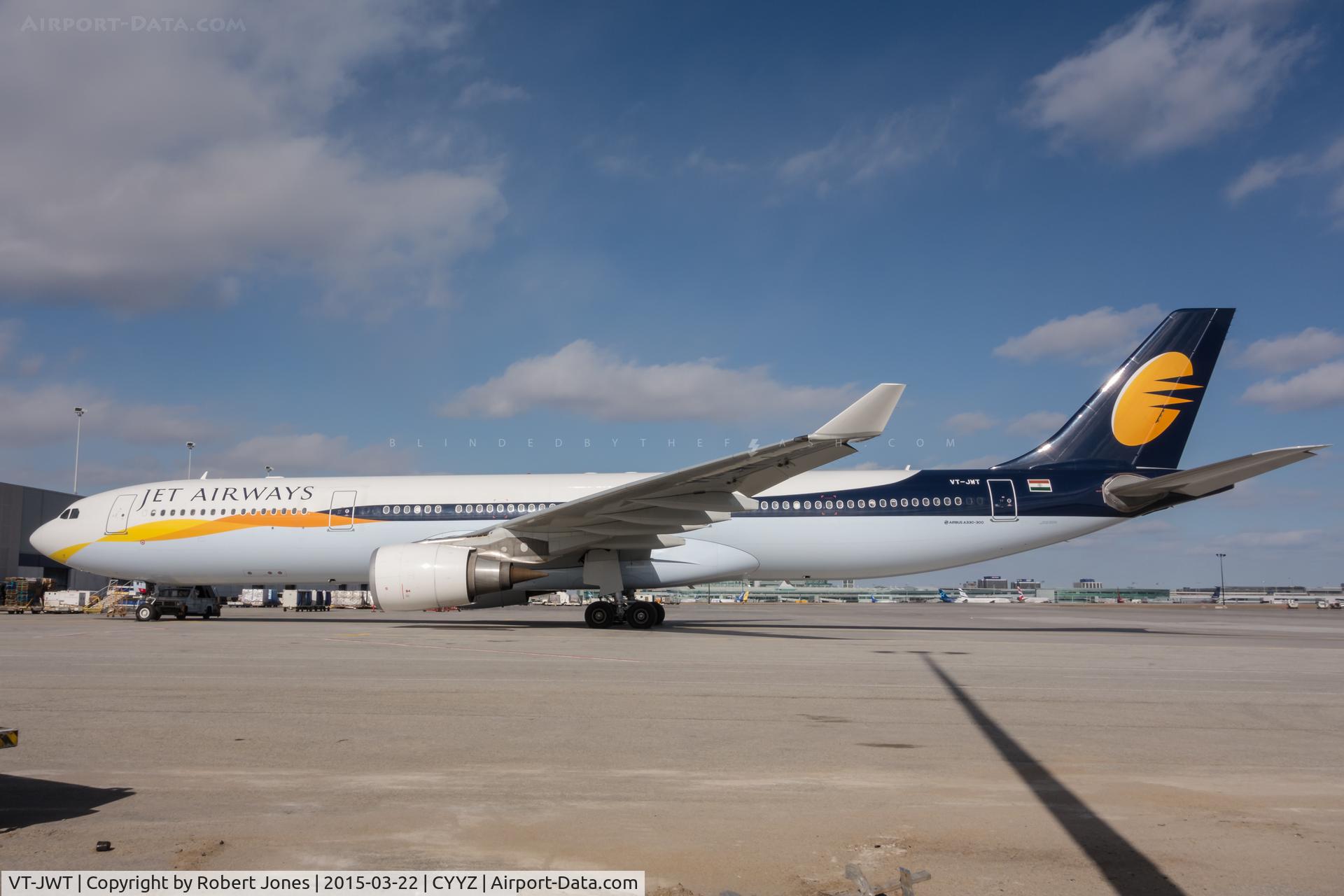 VT-JWT, 2012 Airbus A330-302 C/N 1370, Parked infield cargo at Toronto Pearson