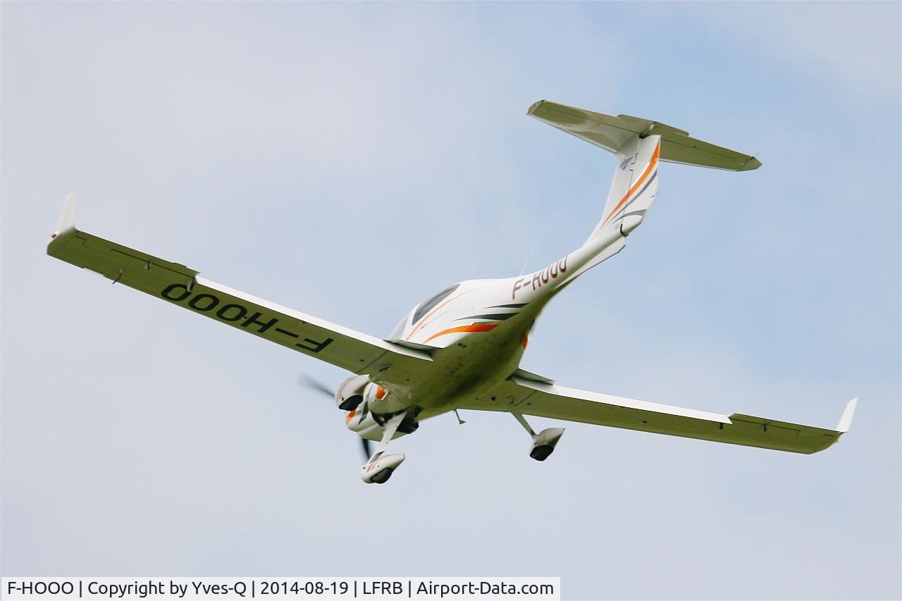 F-HOOO, 2013 Diamond DA-40 Diamond Star C/N D4.144, Diamond DA-40 Diamond Star, on final rwy 25L, Brest-Bretagne Airport (LFRB-BES)