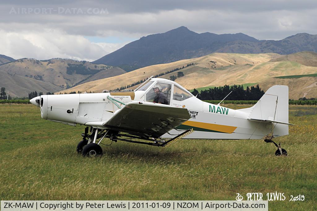 ZK-MAW, Gippsland GA-200 Ag-trainer C/N 200-9721, Ridge Air Ltd., Richmond