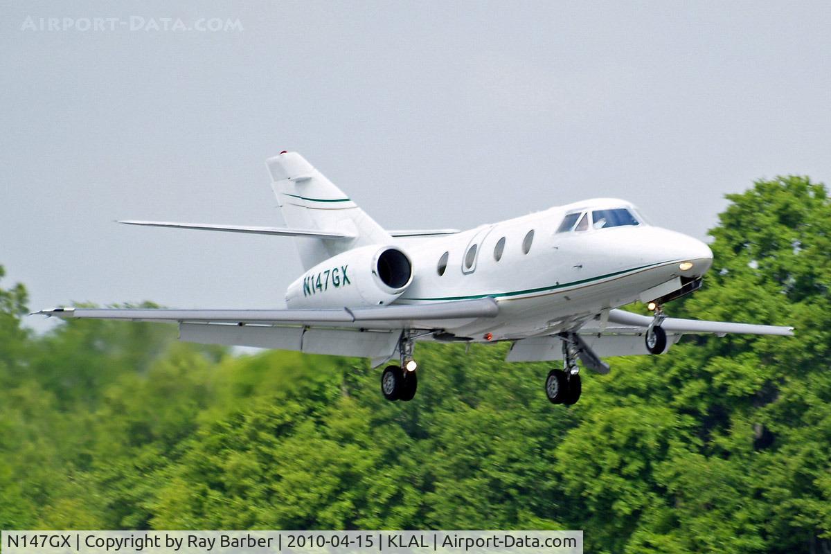 N147GX, 1987 Dassault Falcon 10 C/N 214, Dassault Falcon 100 [214] Lakeland-Linder~N 15/04/2010