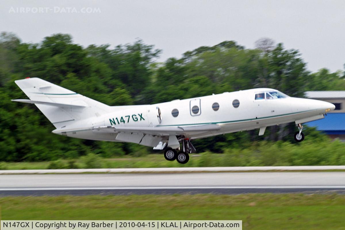 N147GX, 1987 Dassault Falcon 10 C/N 214, Dassault Falcon 100 [214] Lakeland-Linder~N 15/04/2010