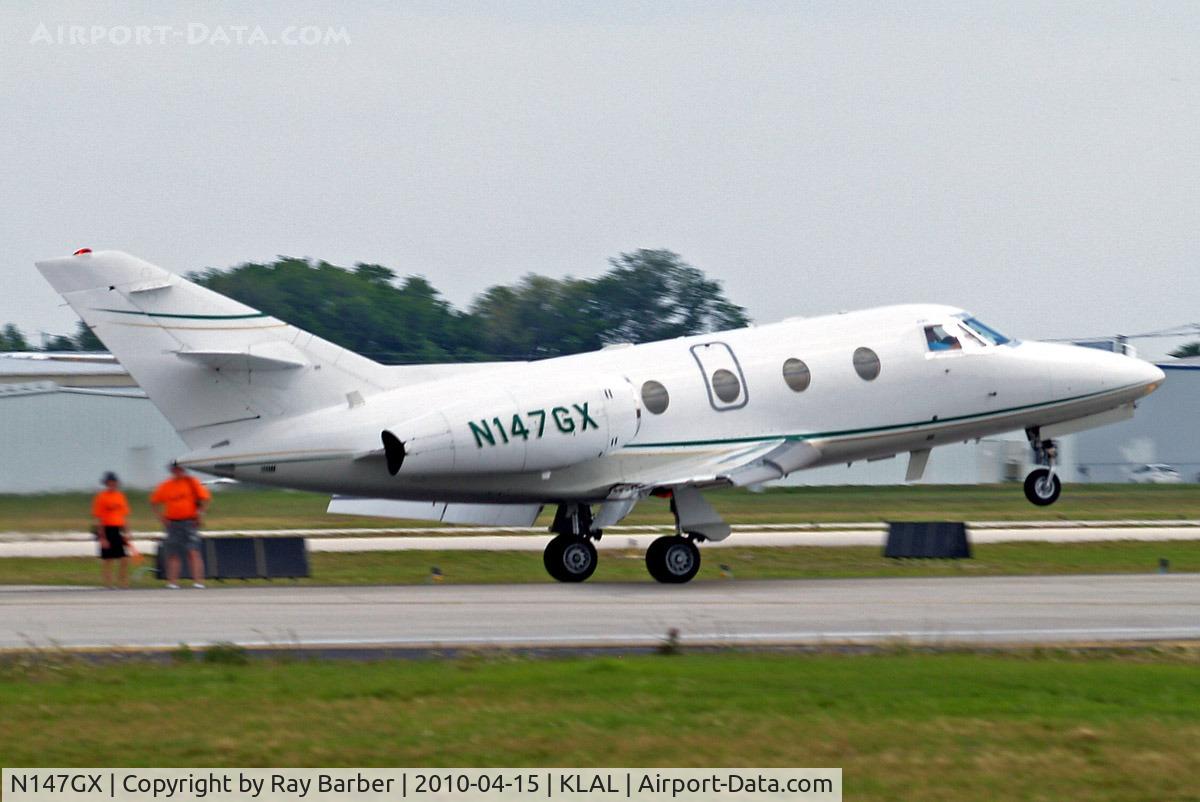 N147GX, 1987 Dassault Falcon 10 C/N 214, Dassault Falcon 100 [214] Lakeland-Linder~N 15/04/2010