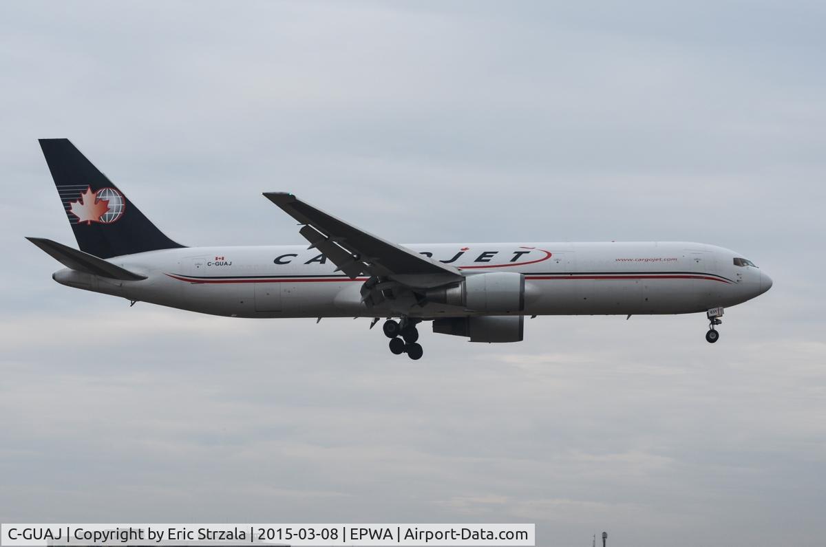 C-GUAJ, 1992 Boeing 767-35E/ER C/N 26063, Cargojet landing on RWY 11.