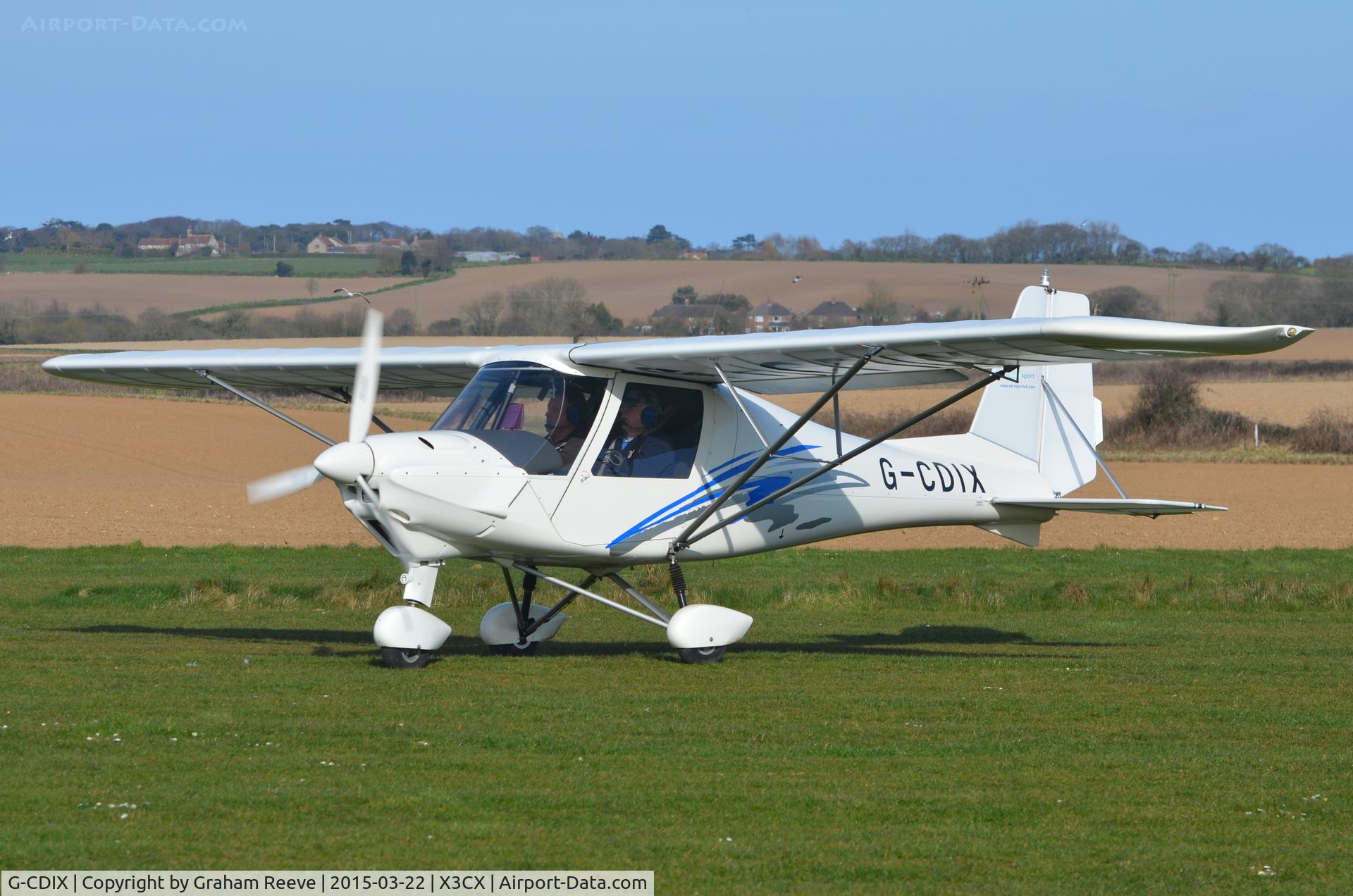 G-CDIX, 2005 Comco Ikarus C42 FB100 C/N 0504-6669, Seen at Northrepps.