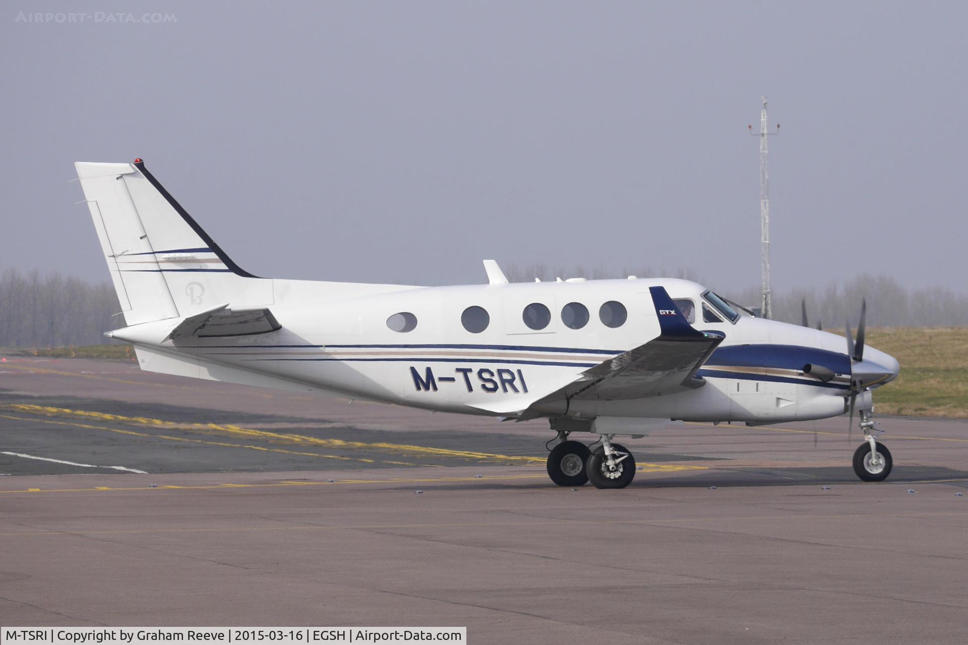 M-TSRI, 2006 Raytheon C90GT King Air King Air C/N LJ-1795, Heading for Norwich's 