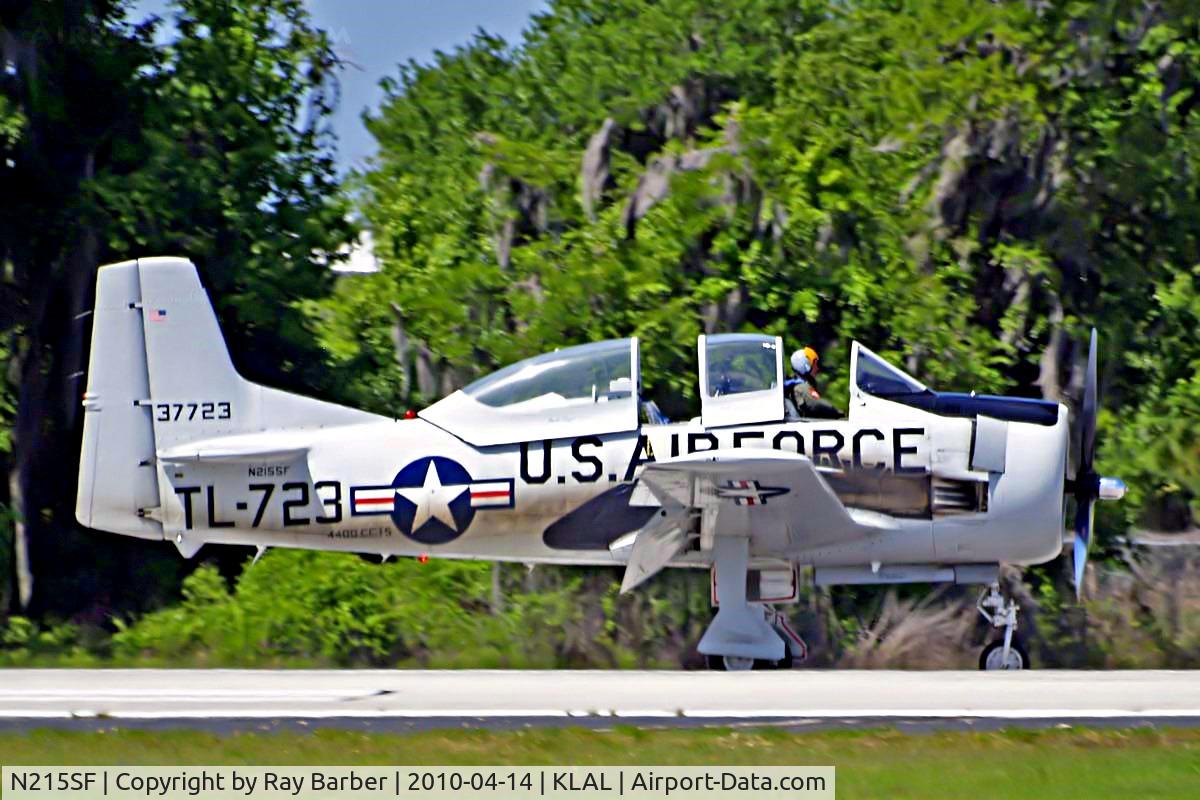N215SF, 1955 North American T-28B Trojan C/N 200-86 (137723), North American T-28B Trojan [200-86] Lakeland-Linder~N 14/04/2010