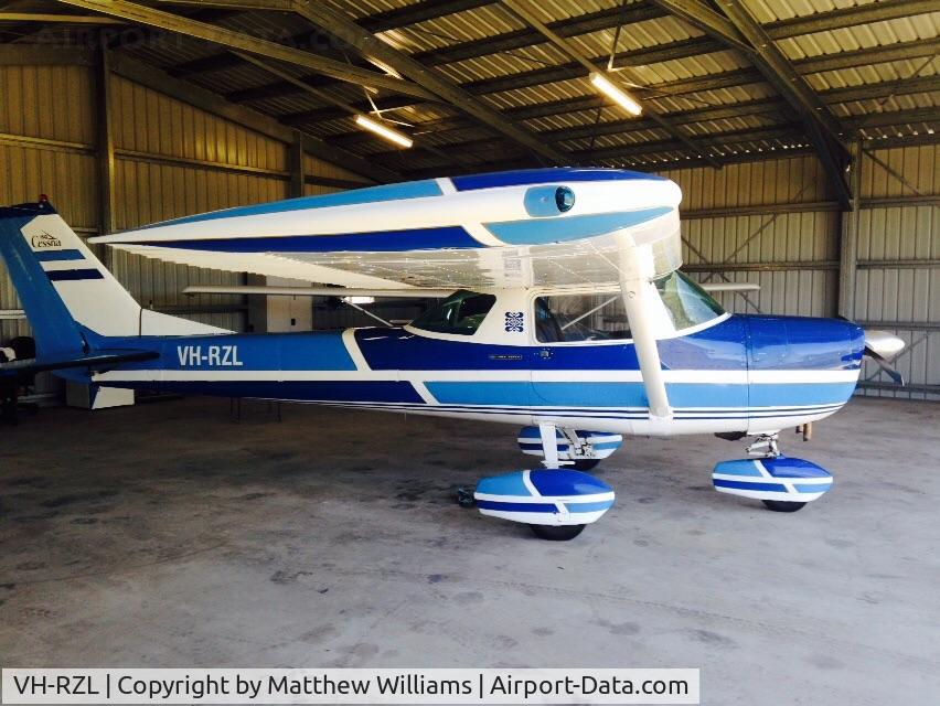 VH-RZL, 1966 Cessna 150G C/N 15064555, Hangared near Mackay
