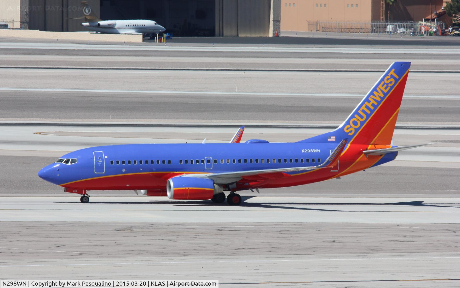N298WN, 2007 Boeing 737-7H4 C/N 32543, Boeing 737-700