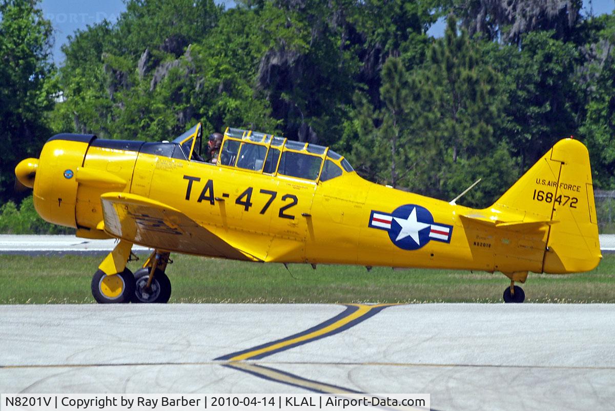 N8201V, North American T-6G Texan C/N 168-472, North American T-6G Texan [168-472] Lakeland-Linder~N 14/04/2010