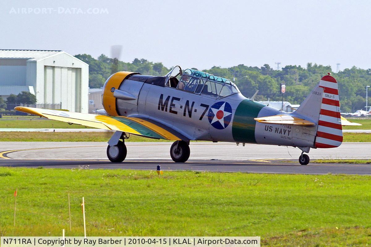 N711RA, 1943 North American SNJ-5C Texan Texan C/N 88-14800, North American SNJ-5 Texan [88-14806] Lakeland-Linder~N 15/04/2010