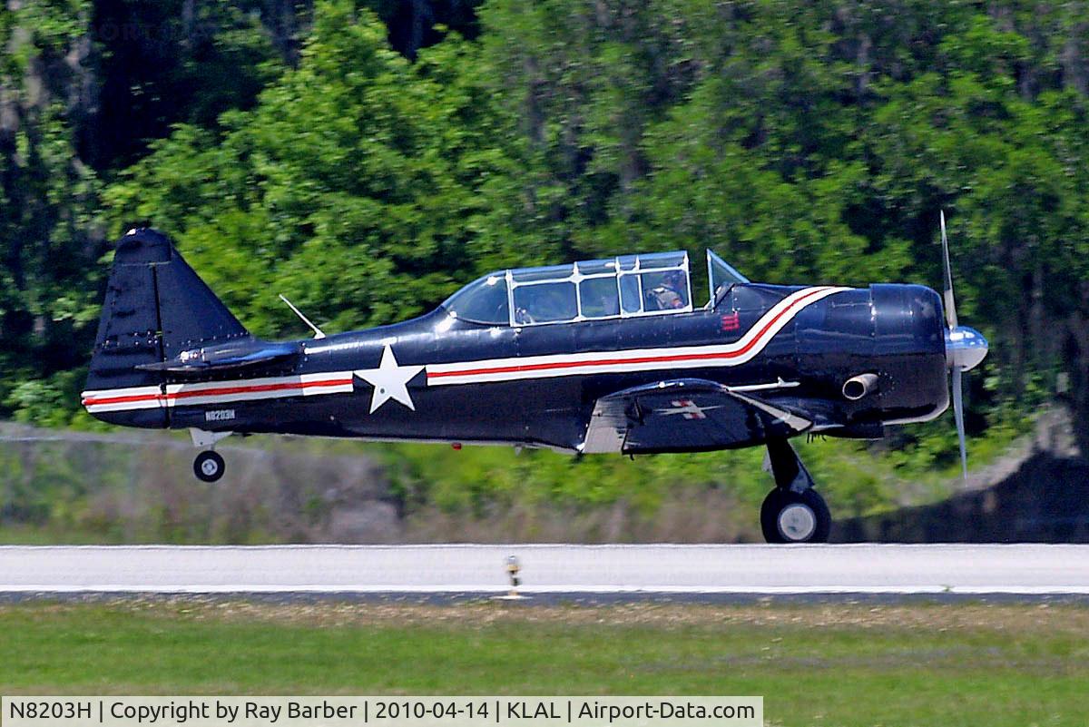 N8203H, 1960 North American T-6G Texan C/N 168-345, North American T-6G Texan [168-345] Lakeland-Linder~N 14/04/2010
