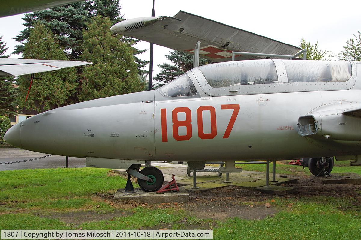 1807, PZL-Mielec TS-11 Iskra bis DF C/N 3H-1807, Former Polish Air Force aircraft, displayed at Polish Army Museum Kolobrzeg.