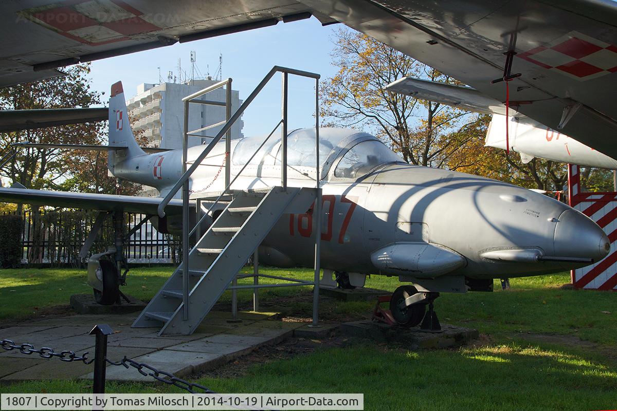 1807, PZL-Mielec TS-11 Iskra bis DF C/N 3H-1807, Former Polish Air Force aircraft, displayed at Polish Army Museum Kolobrzeg.