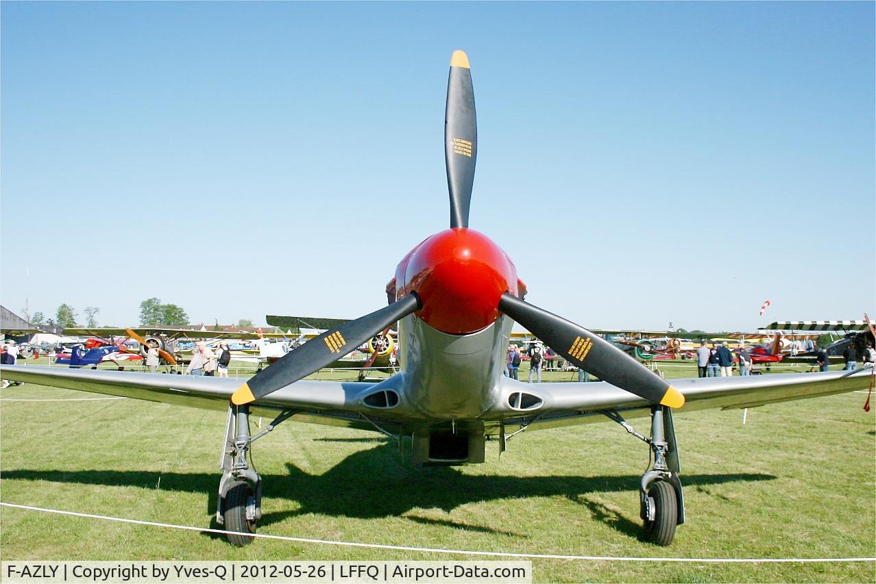 F-AZLY, Yakovlev Yak-3U C/N 172890, Yakovlev YAK 3U, La Ferté Alais Airfield (LFFQ) Air Show 2012