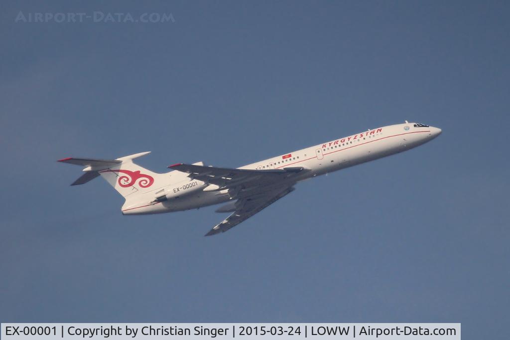 EX-00001, 1992 Tupolev Tu-154M C/N 92A-945, T/O RWY 11