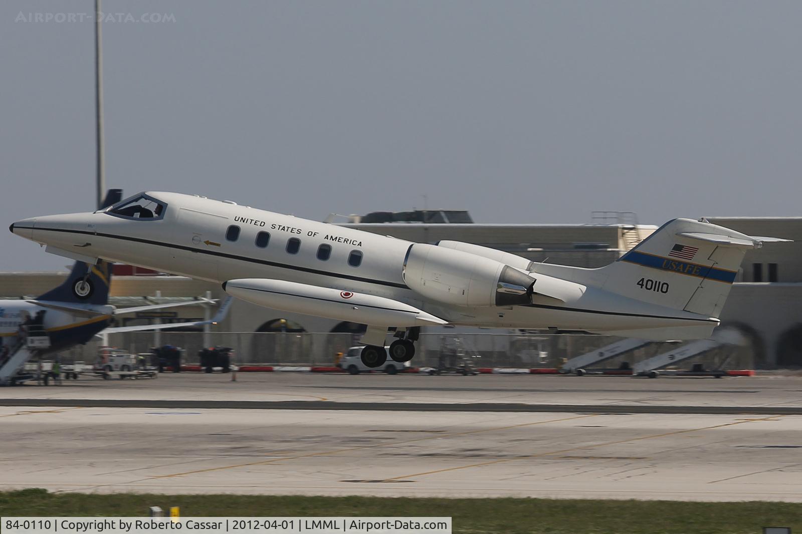 84-0110, 1984 Gates Learjet C-21A C/N 35A-556, Runway 31