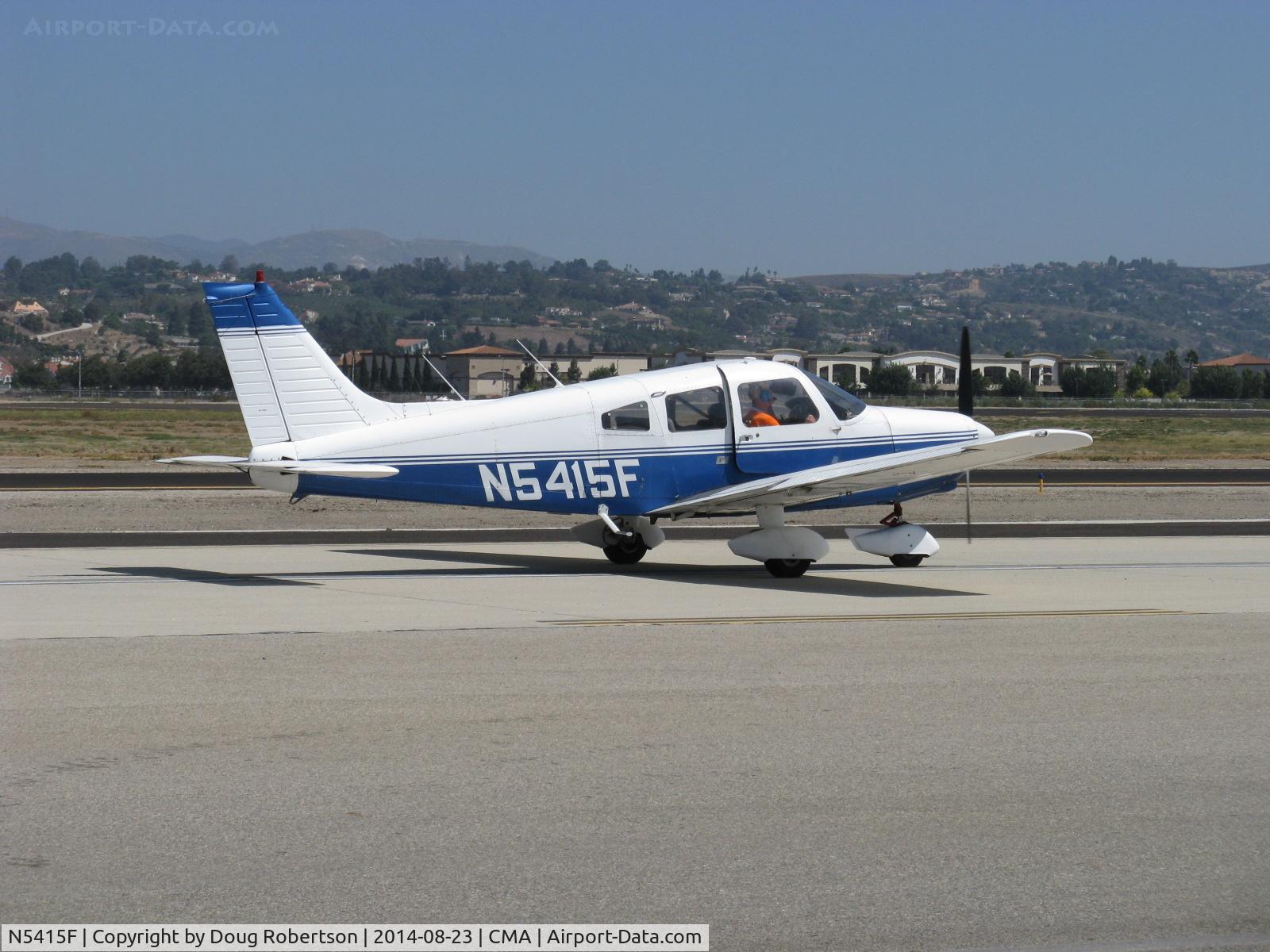 N5415F, 1976 Piper PA-28-151 Cherokee Warrior C/N 28-7715128, 1976 Piper PA-28-151 WARRIOR, Lycoming O-320-E3D 150 Hp, taxi