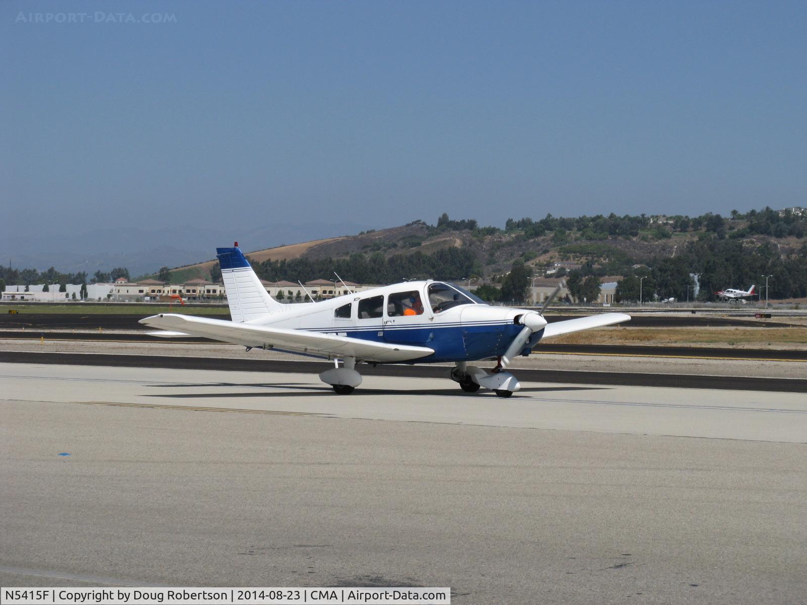 N5415F, 1976 Piper PA-28-151 Cherokee Warrior C/N 28-7715128, 1976 Piper PA-28-151 WARRIOR, Lycoming O-320-E3D 150 Hp, taxi