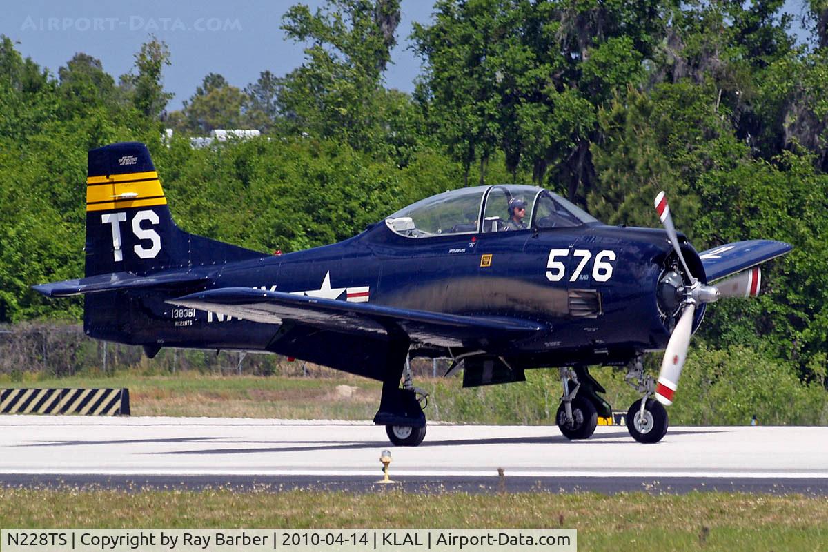N228TS, 1954 North American T-28D Trojan C/N 200-422, North American AT-28D Trojan [200-422] Lakeland-Linder~N 14/04/2010