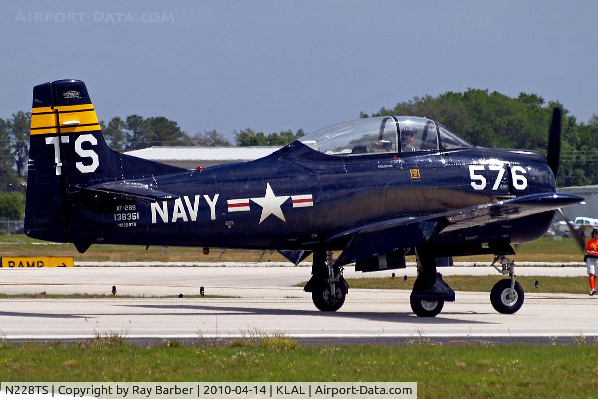 N228TS, 1954 North American T-28D Trojan C/N 200-422, North American AT-28D Trojan [200-422] Lakeland-Linder~N 14/04/2010