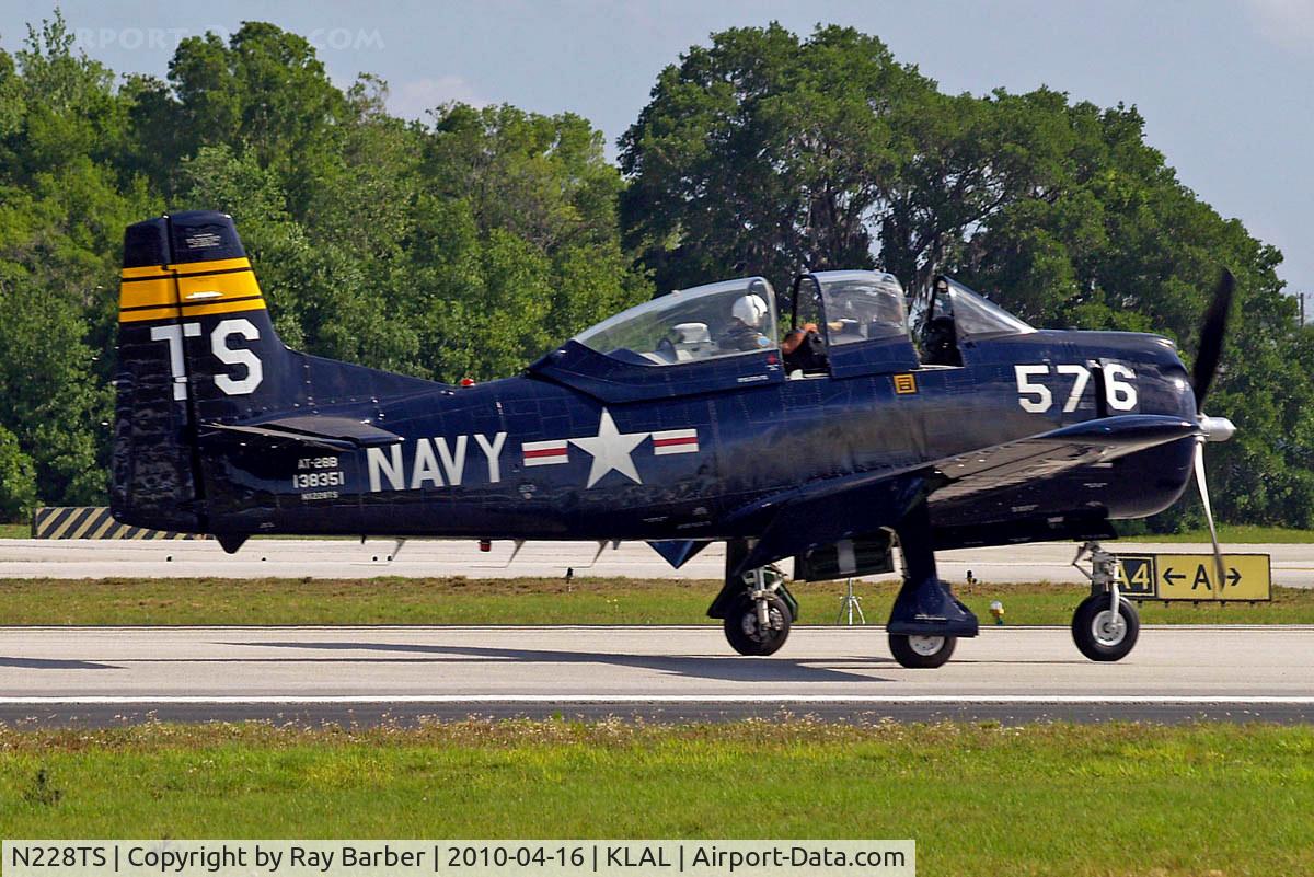 N228TS, 1954 North American T-28D Trojan C/N 200-422, North American AT-28D Trojan [200-422] Lakeland-Linder~N 16/04/2010