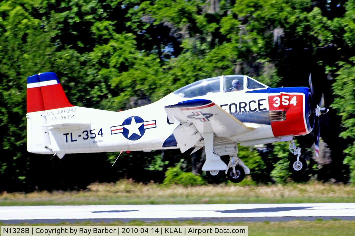 N1328B, 1955 North American T-28B Trojan C/N 200-425, North American T-28B Trojan [200-425] Lakeland-Linder~N 14/04/2010
