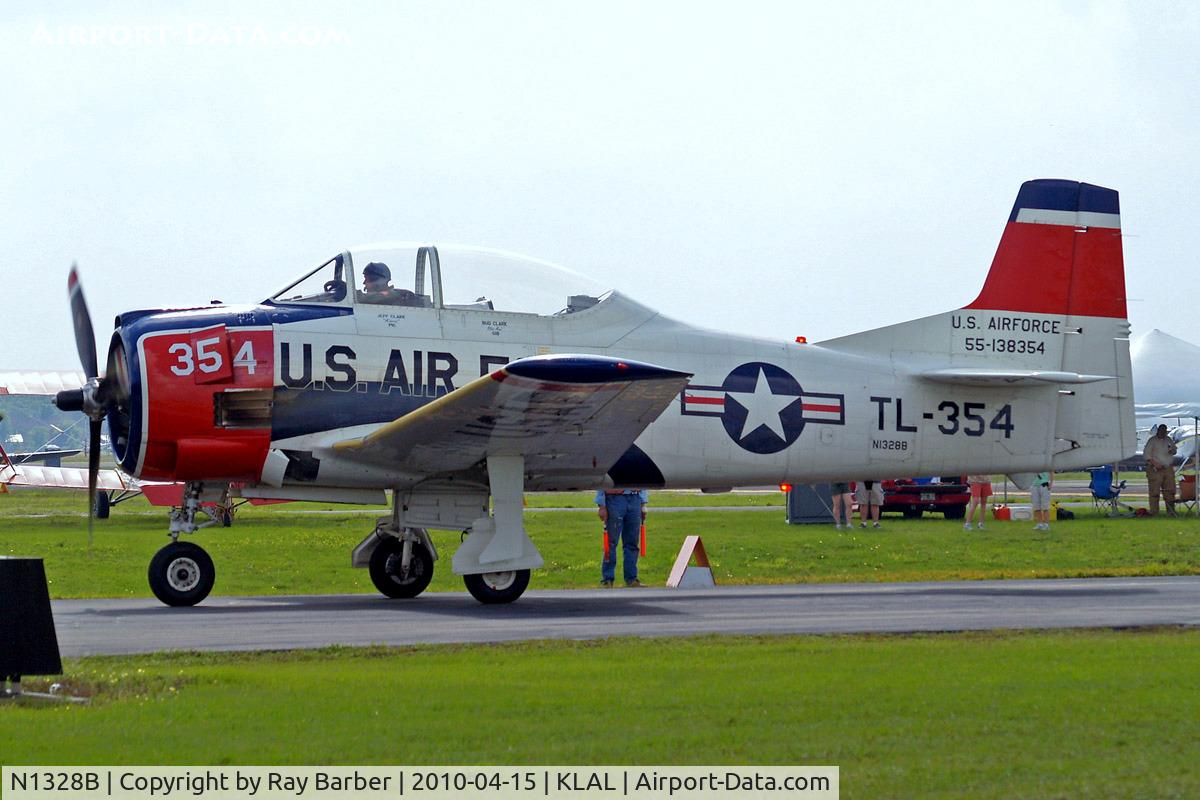 N1328B, 1955 North American T-28B Trojan C/N 200-425, North American T-28B Trojan [200-425] Lakeland-Linder~N 15/04/2010