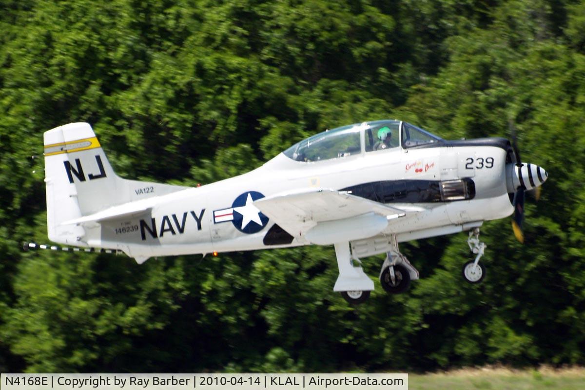 N4168E, 1956 North American T-28C Trojan C/N 252-2, North American T-28C Trojan [252-2] Lakeland-Linder~N 14/04/2010