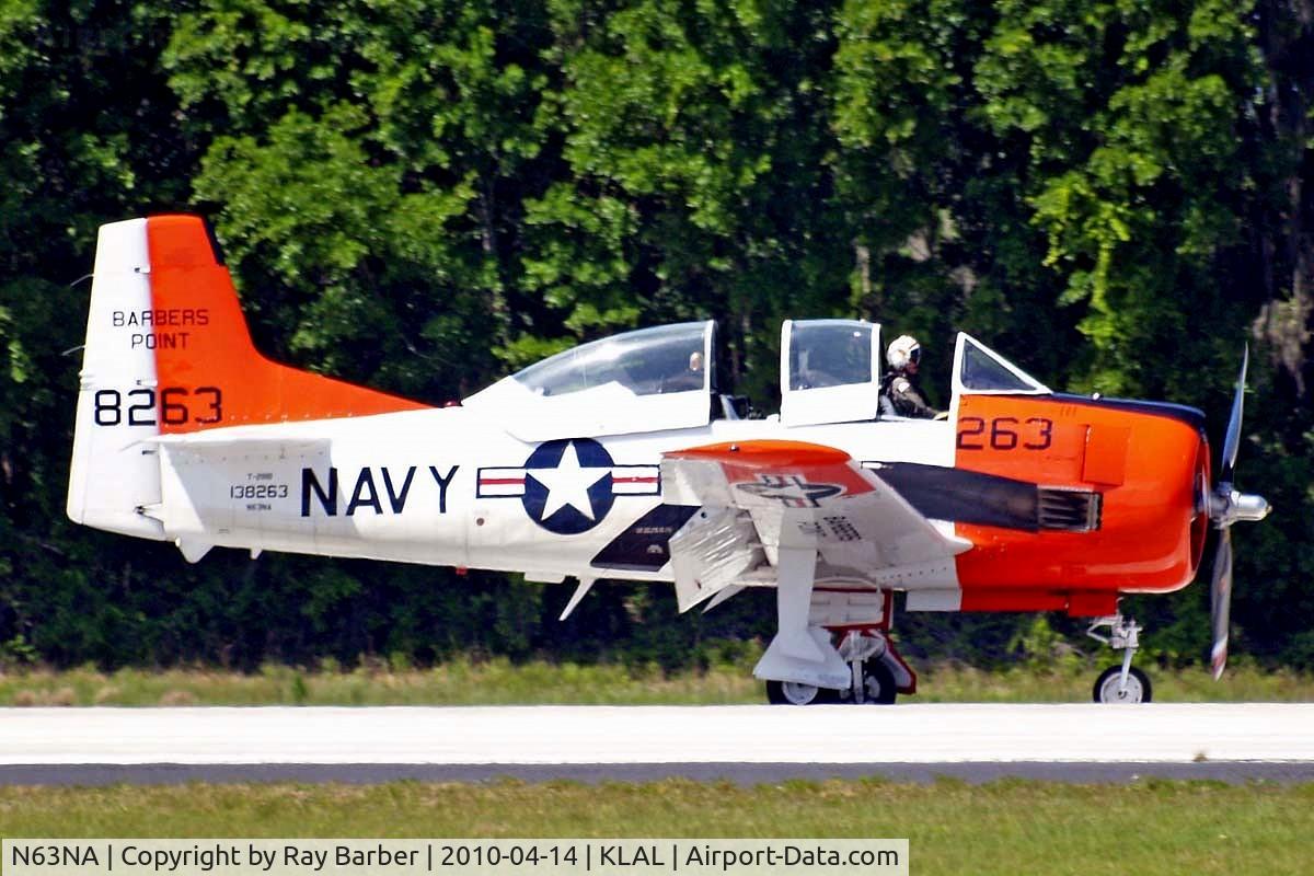 N63NA, 1955 North American T-28B C/N 138263, North American T-28B Trojan [200-234] Lakeland-Linder~N 14/04/2010