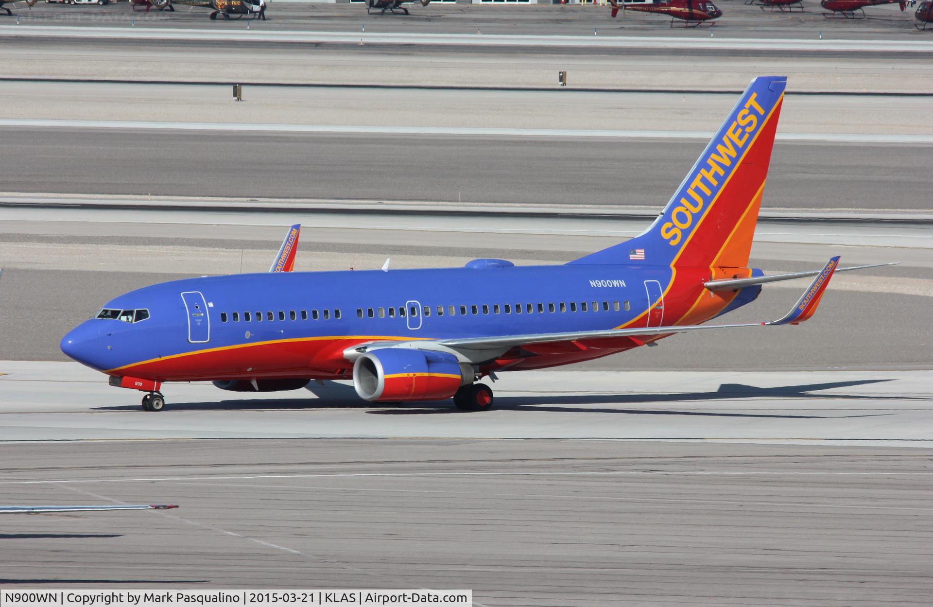 N900WN, 2007 Boeing 737-7H4 C/N 32544, Boeing 737-700
