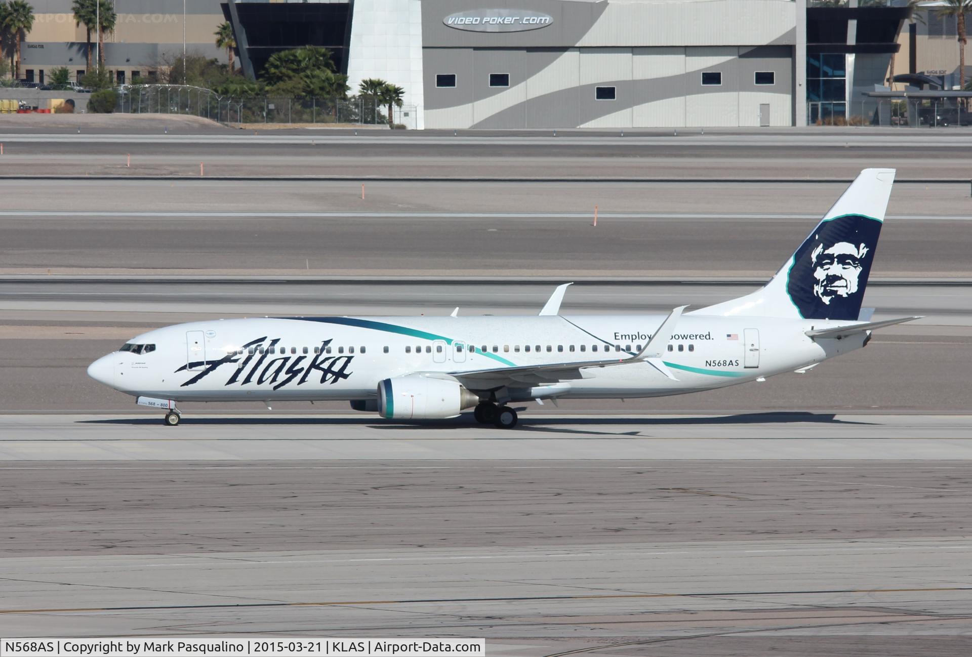 N568AS, 2007 Boeing 737-890 C/N 35183, Boeing 737-800
