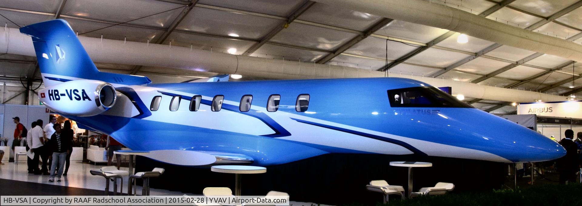 HB-VSA, 2013 Pilatus PC-24 (Prototype mock-up) C/N 01, Seen at the Avalon International Airshow 2015